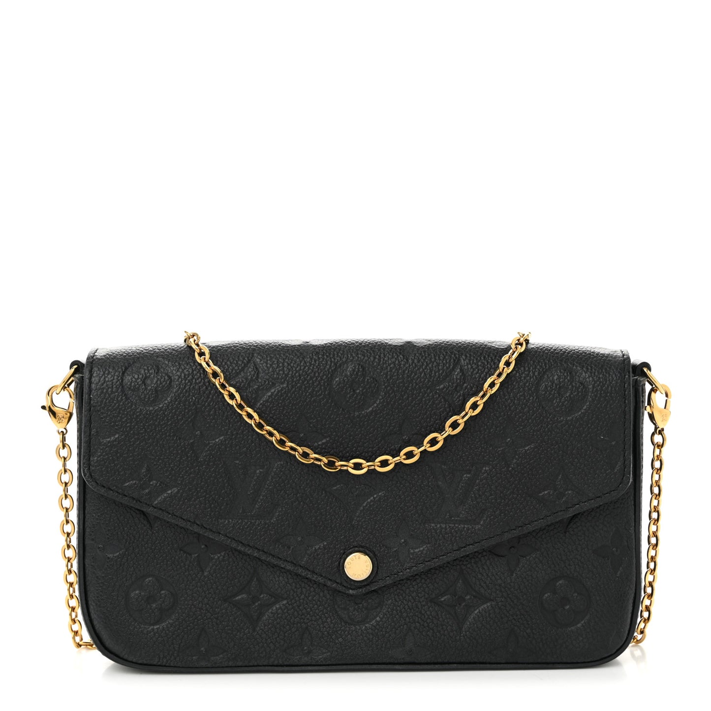 Empreinte Pochette Felicie Chain Wallet Black