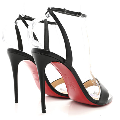 Christian Louboutin Nappa Loubigirl 100 Sandals 38.5 Black 5 of 12