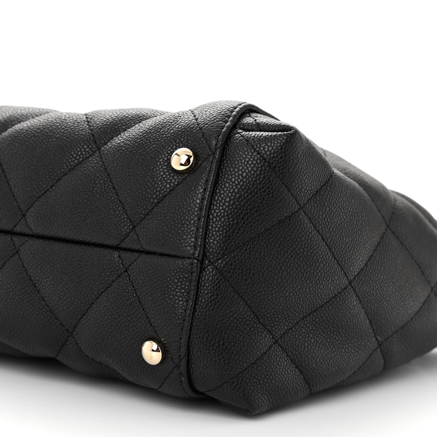 Chanel Caviar Quilted Small Shopping Tote Black 11 of 12