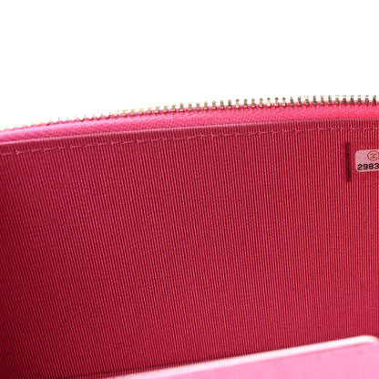 Chanel Caviar Quilted Small Vanity Case With Chain Pink 7 of 10