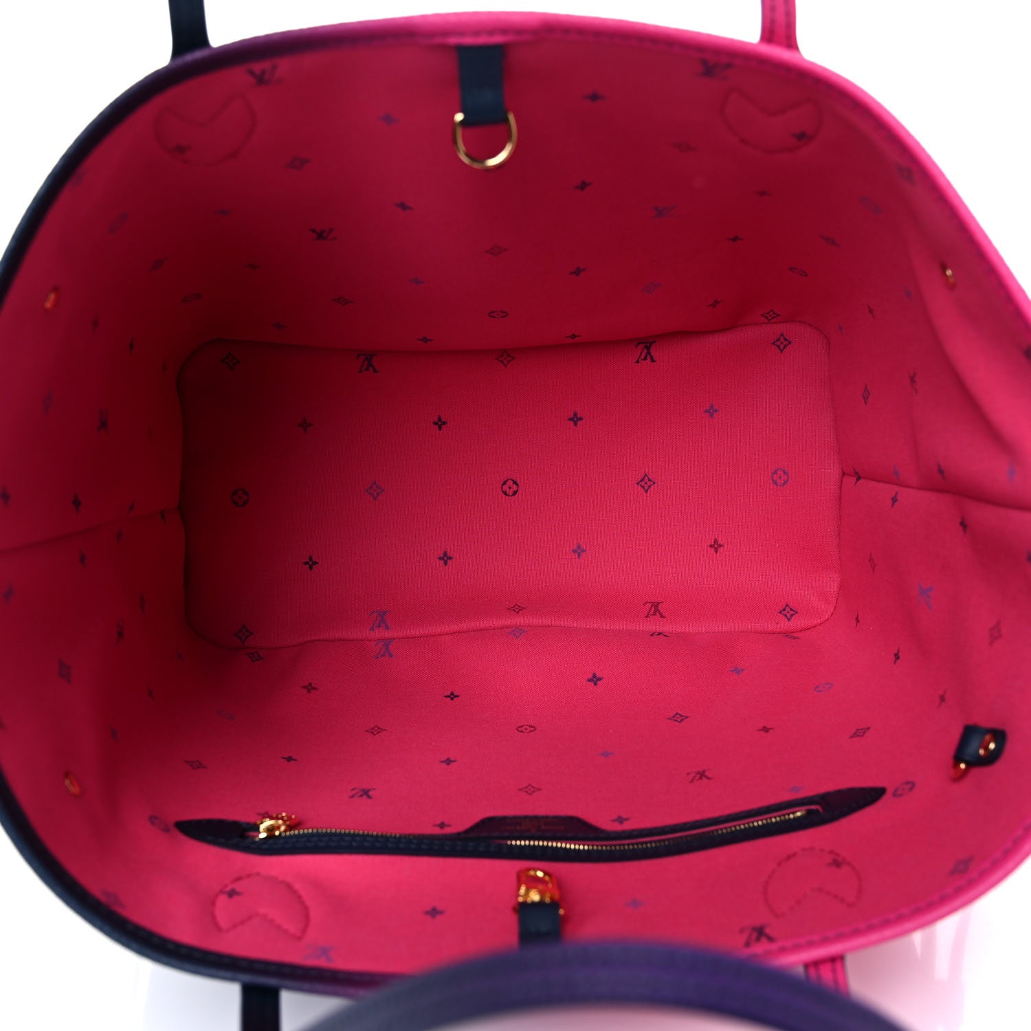 Louis Vuitton Monogram Giant Spring In The City Neverfull MM Midnight Fuchsia 5 of 10