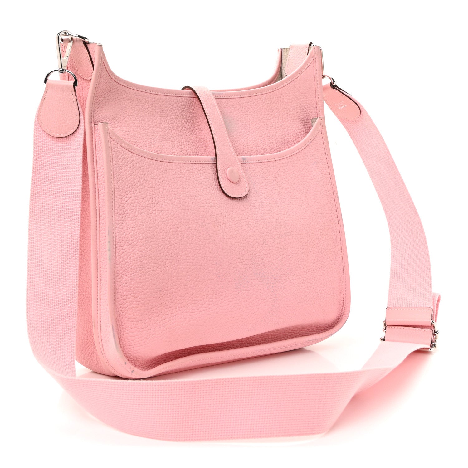 Hermes Taurillon Clemence Evelyne III GM Rose Sakura 3 of 9