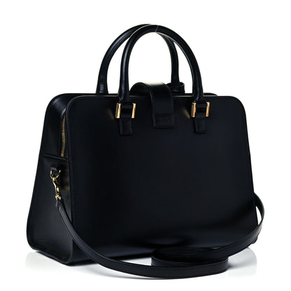 Saint Laurent Smooth Calfskin Small Monogram Cabas Black 3 of 9