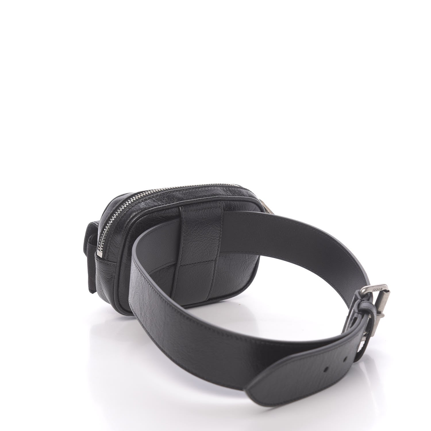 Gucci Fluffy Calfskin Mini Morpheus Belt Bag 70 28 Black 4 of 23