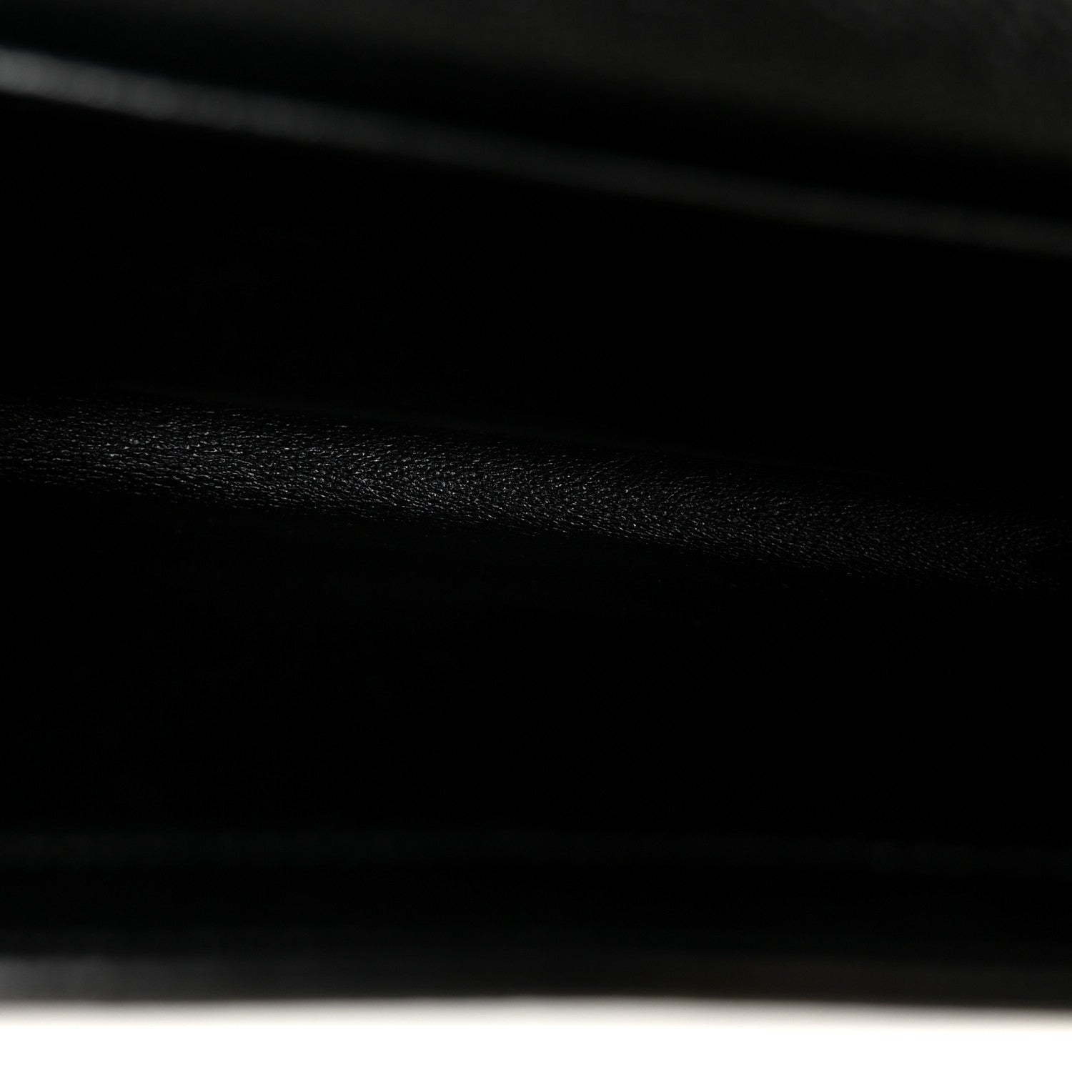 Saint Laurent Grain de Poudre Uptown Chain Wallet Black 6 of 11