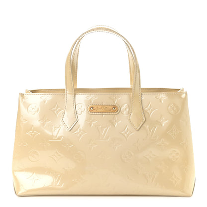 Louis Vuitton Vernis Wilshire PM Blanc Corail 1 of 8