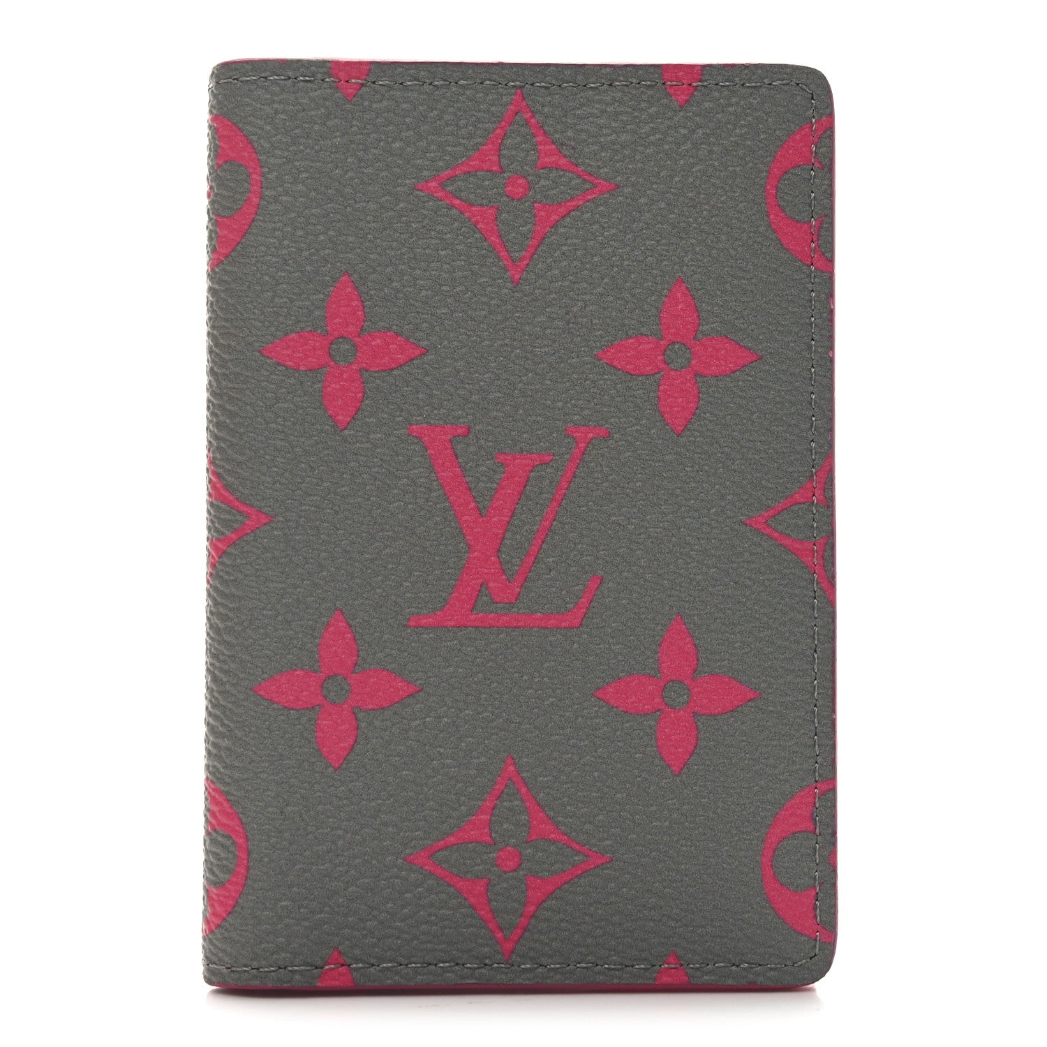 Louis Vuitton Taigarama Pocket Organizer NM Grey Pink 1 of 7