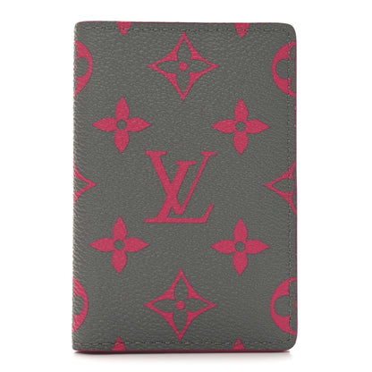 Louis Vuitton Taigarama Pocket Organizer NM Grey Pink 1 of 7