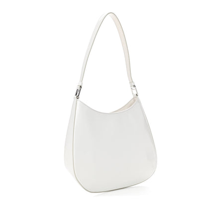 Prada Spazzolato Cleo Shoulder Bag White 2 of 4