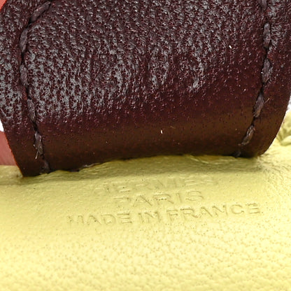 Hermes Milo Lambskin Grigri Rodeo Horse Bag Charm PM Jaune Bourgeon Bleu Brume Rouge Sellier 4 of 6