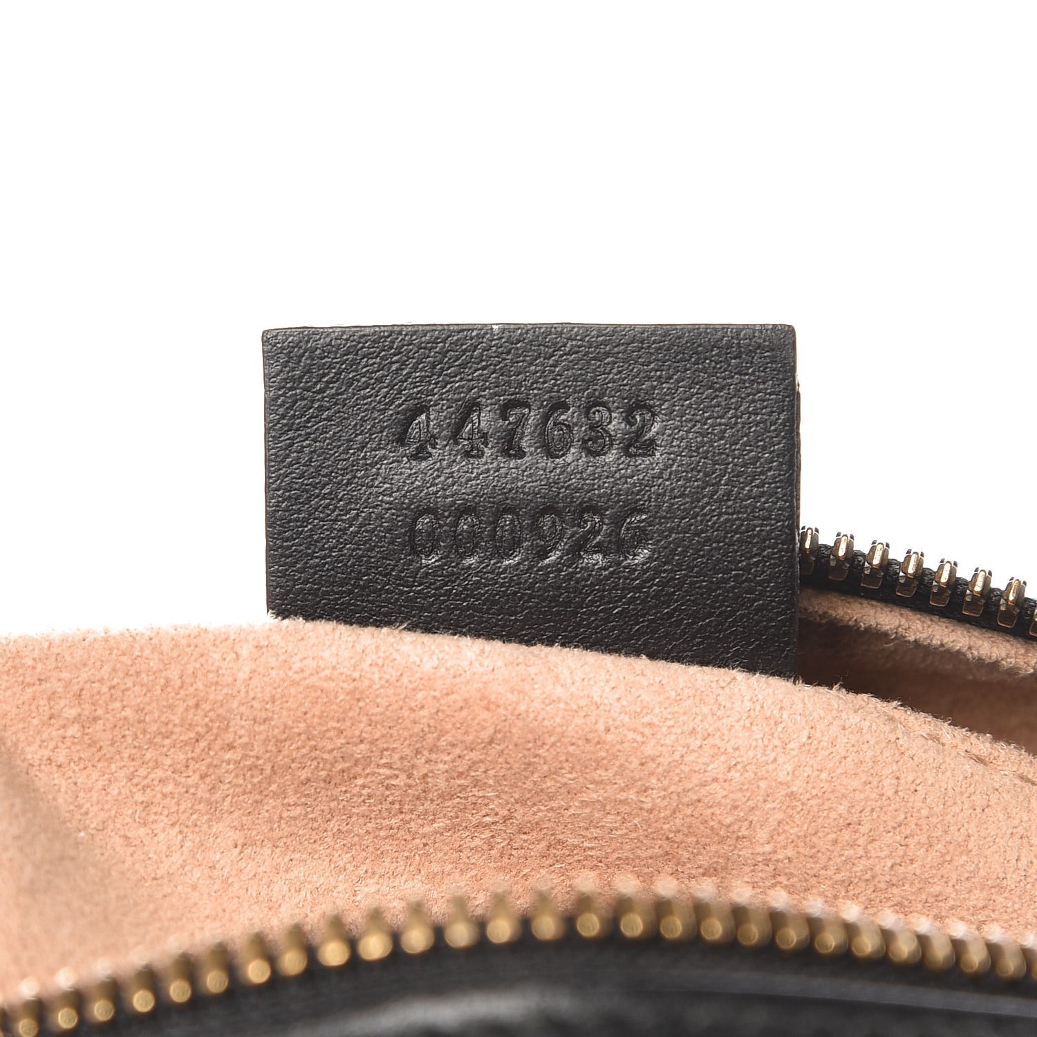 Gucci Calfskin Matelasse Small GG Marmont Chain Shoulder Bag Black 7 of 9