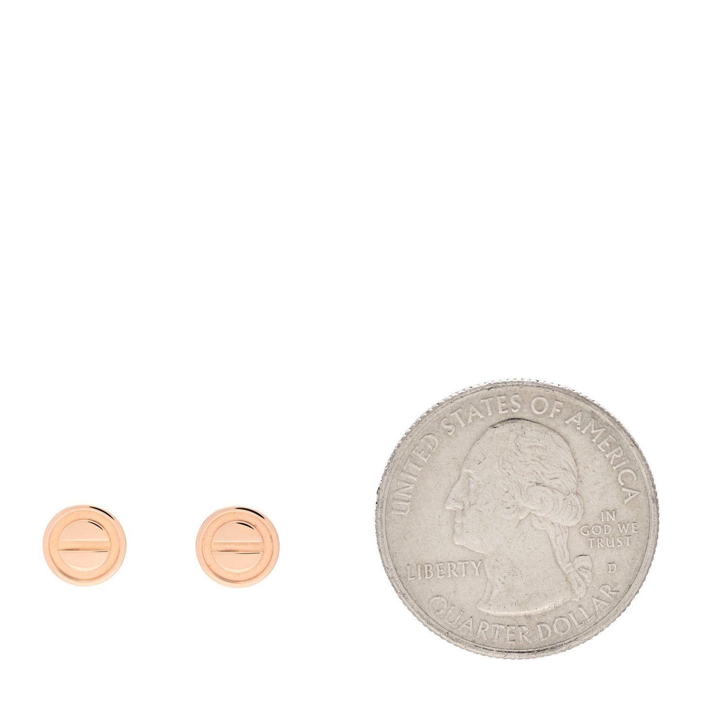 18K Pink Gold LOVE Earrings