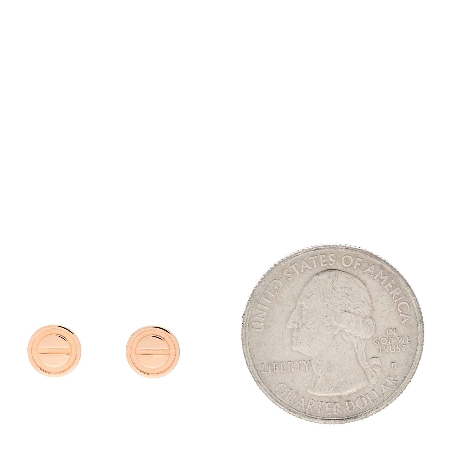 Cartier 18K Pink Gold LOVE Earrings 2 of 5