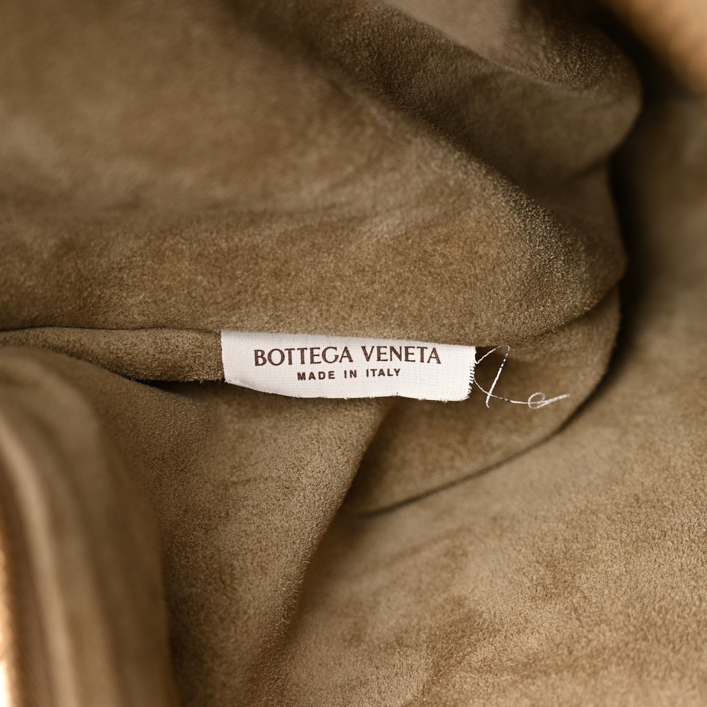 Suede Calfskin Intrecciato Teen Jodie Hobo Beige