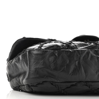 Chanel Calfskin Ultra Stitch Oversize Flap Black 9 of 10