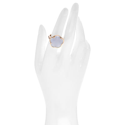 Pasquale Bruni 18K Rose Gold Diamond Chalcedony Bon Ton Ring 54 6.75 2 of 6