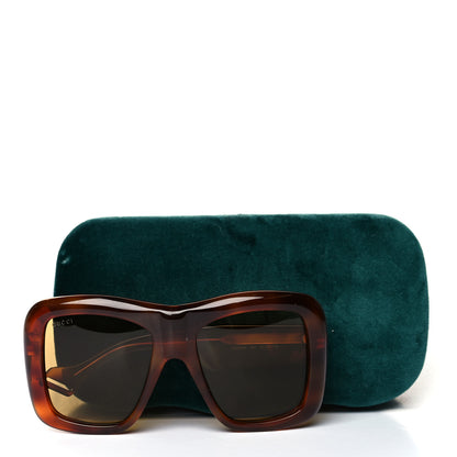 Gucci Acetate Square Frame Sunglasses GG0498S Brown 8 of 8