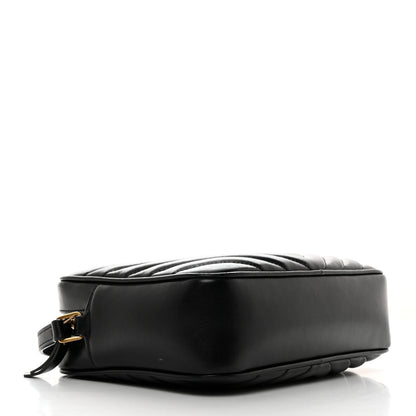 Saint Laurent Calfskin Matelasse Monogram Lou Camera Bag Black 4 of 11