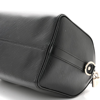 Louis Vuitton Epi Speedy Bandouliere 25 Black 9 of 13