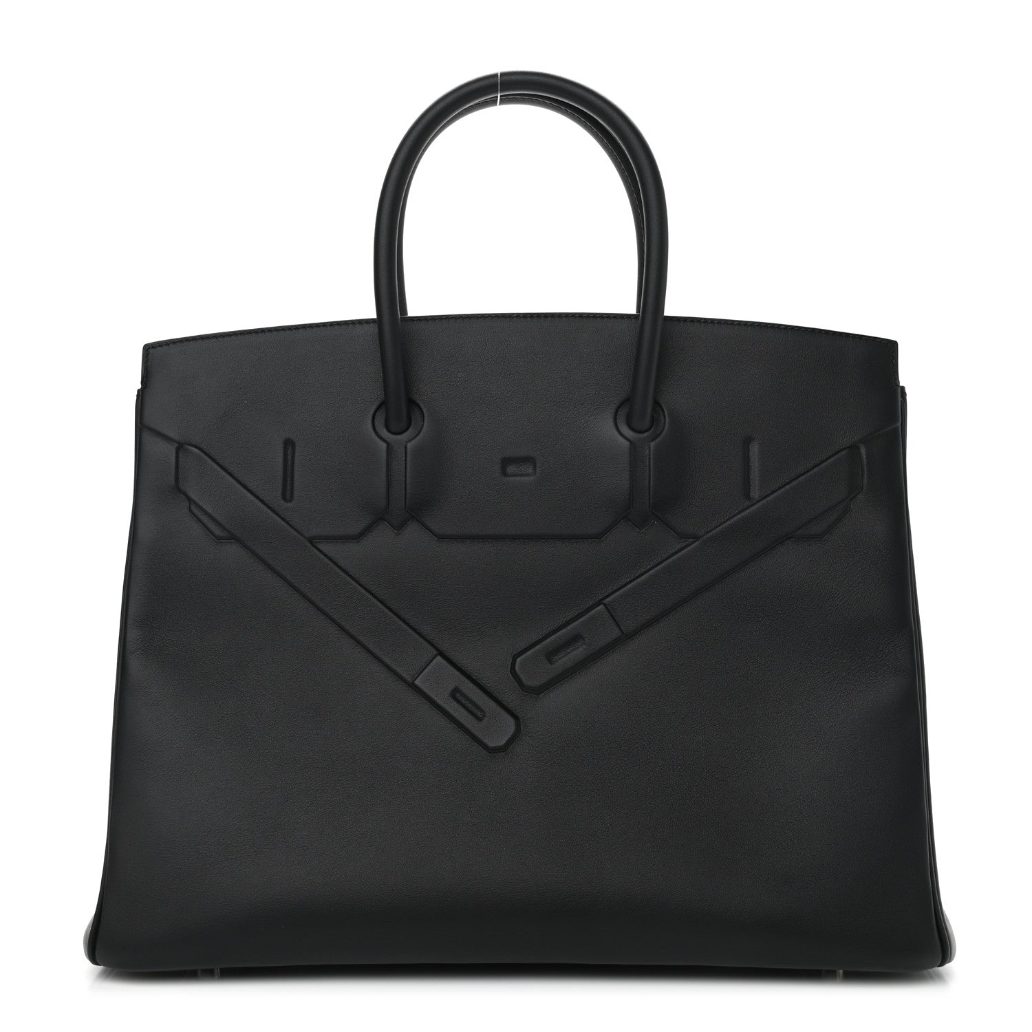 Hermes Swift Birkin Shadow 35 Black 1 of 10