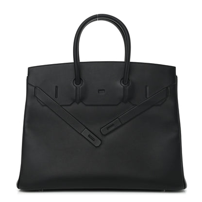 Hermes Swift Birkin Shadow 35 Black 1 of 10