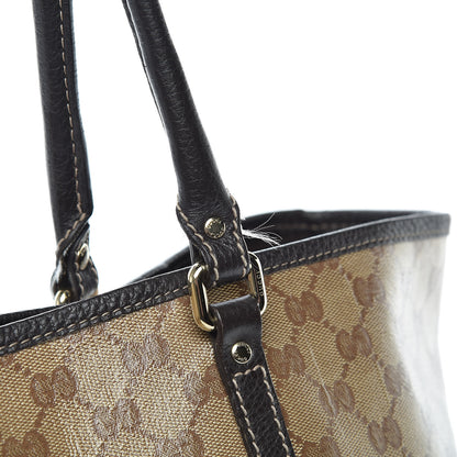 Gucci Crystal Monogram Large Joy Tote Beige Ebony Testa di Moro 26 of 26