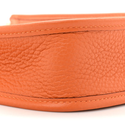 Hermes Taurillon Clemence Evelyne TPM Orange 8 of 9
