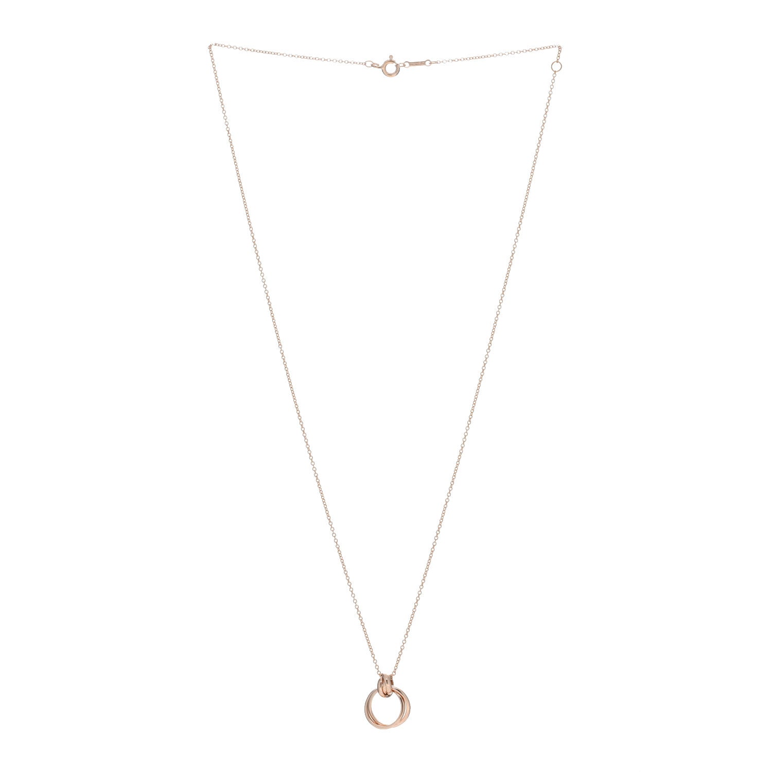 Tiffany 18K Rose Gold Paloma's Melody Mini Circle Pendant Necklace 2 of 5