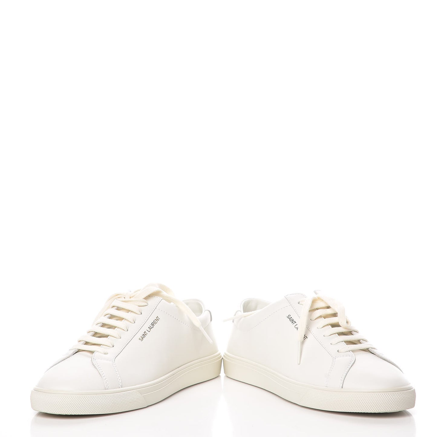 Calfskin Andy Low Top Sneakers 38.5 White
