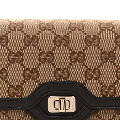 Gucci GG Monogram Small Luce Shoulder Bag Beige Ebony 7 of 10