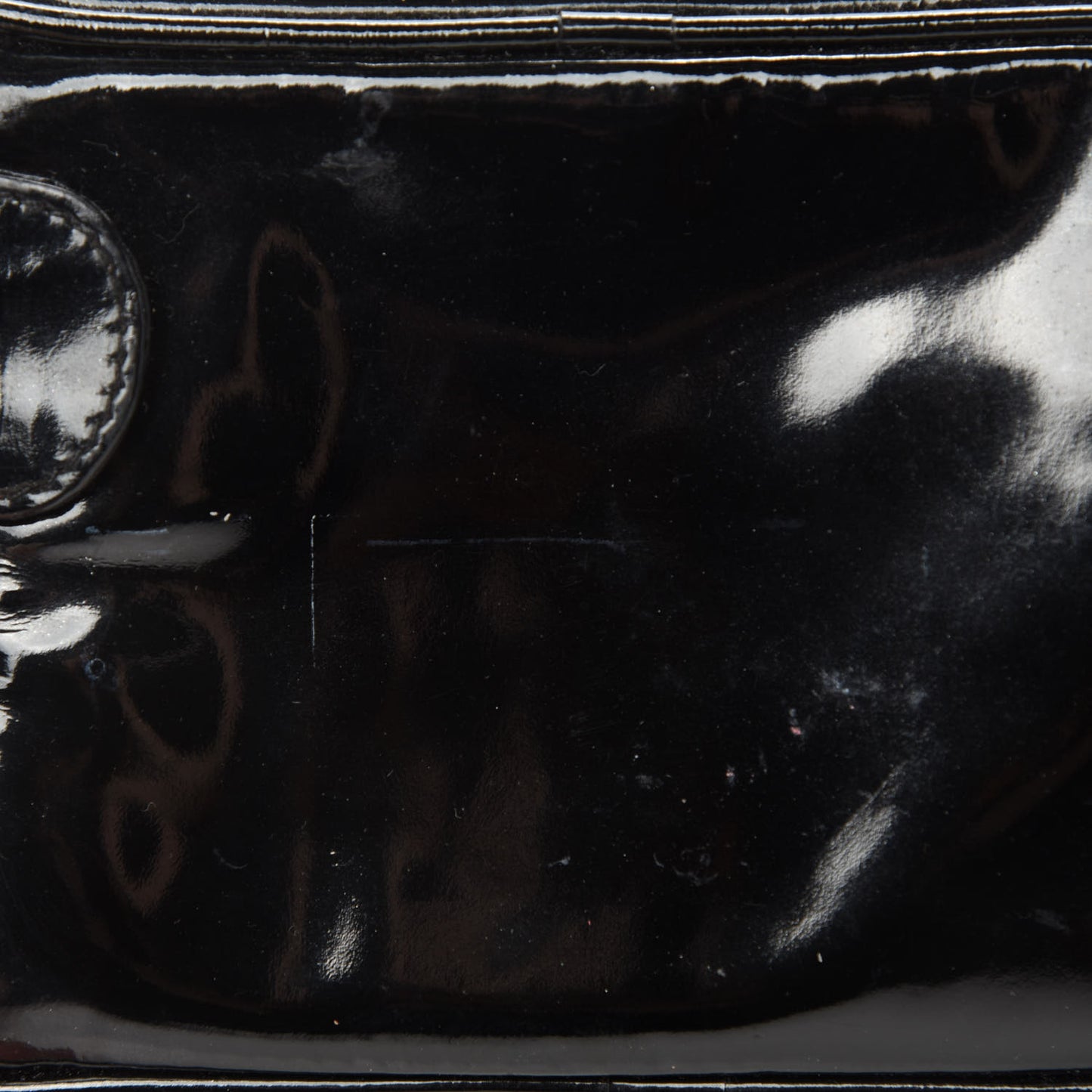 Patent Vanity Cosmetic Case Black