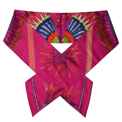 Hermes Silk Brazil Maxi Twilly Fuchsia 1 of 4