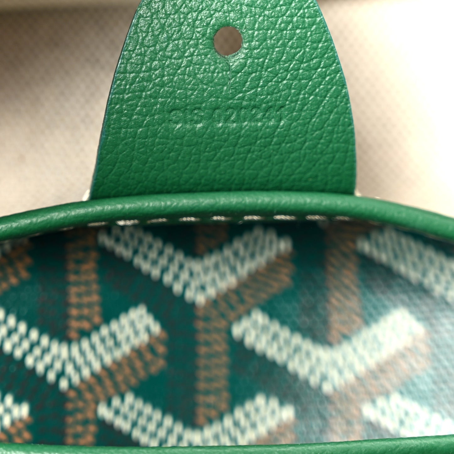 Goyardine Artois PM Green