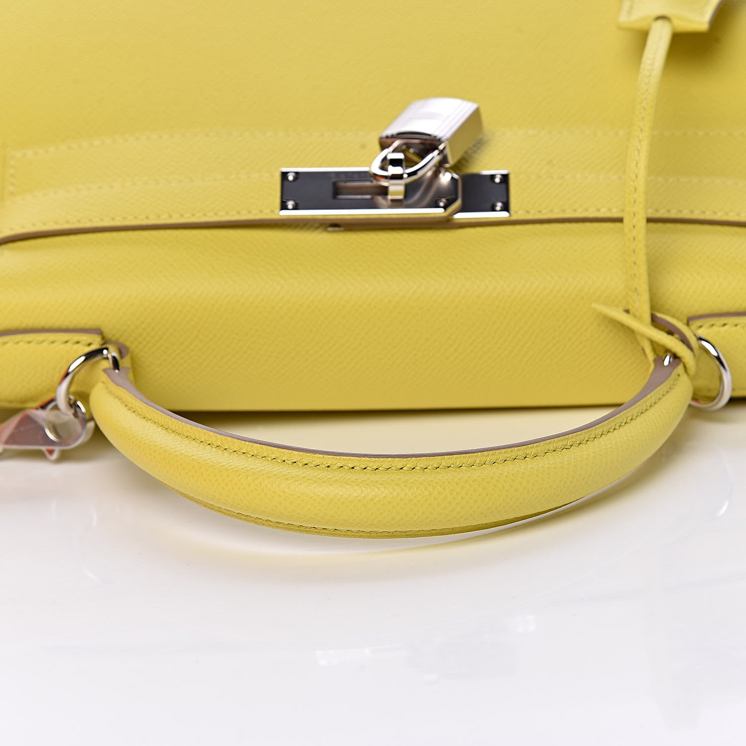 Hermes Epsom Kelly Sellier 28 Lime 36 of 37