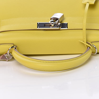 Hermes Epsom Kelly Sellier 28 Lime 36 of 37
