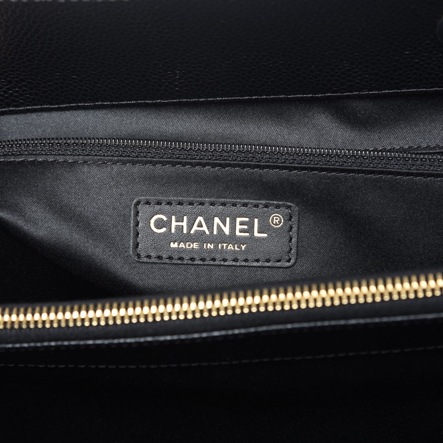 Chanel Caviar Quilted XL Grand Shopping Tote GST Black 6 of 8