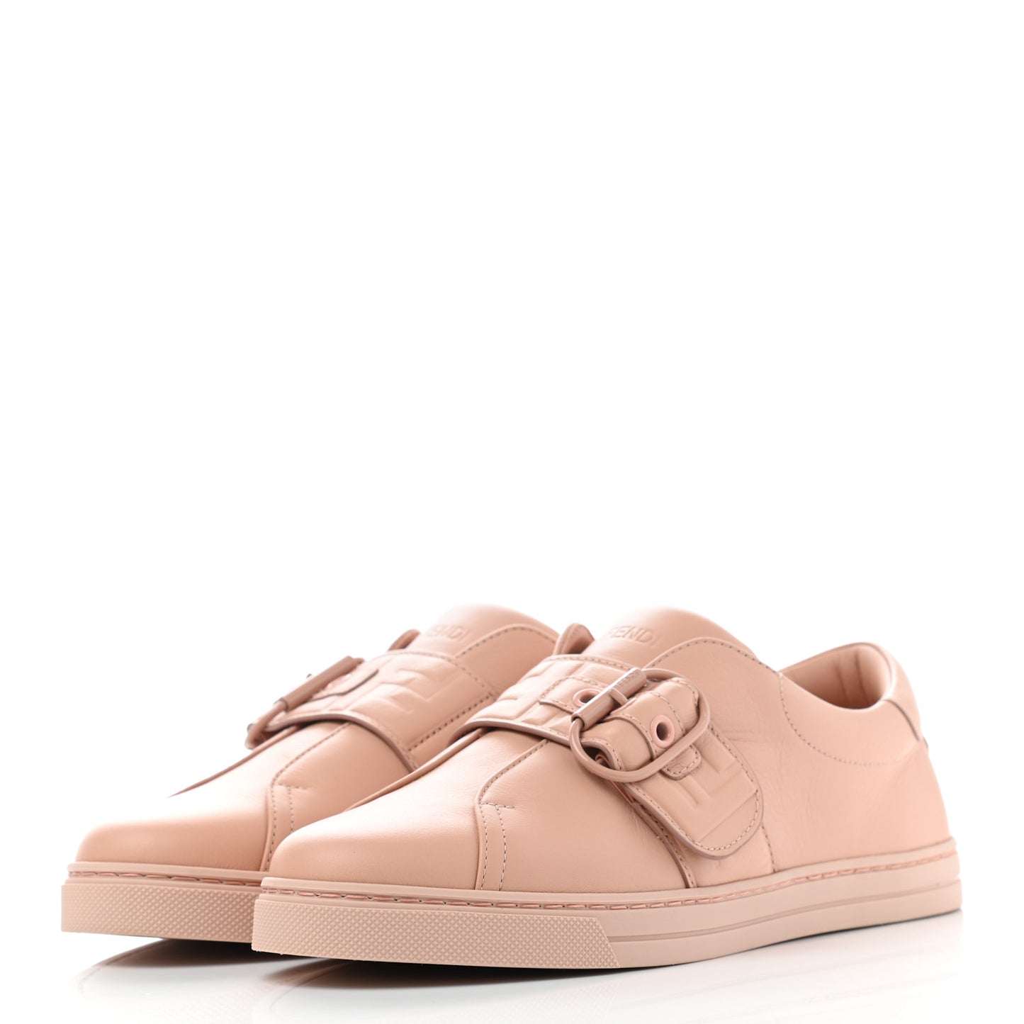 Vitello FF Embossed Womens Slip On Sneakers 39 Pink Burb
