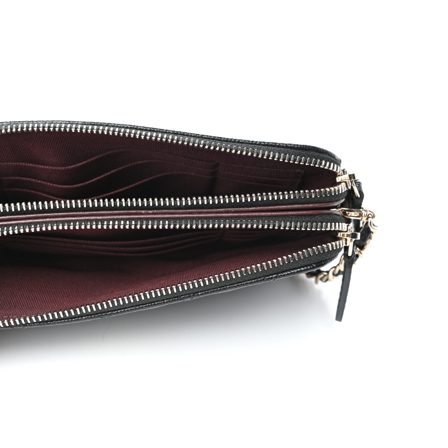 Chanel Caviar Quilted Small Clutch With Chain Black 5 of 10