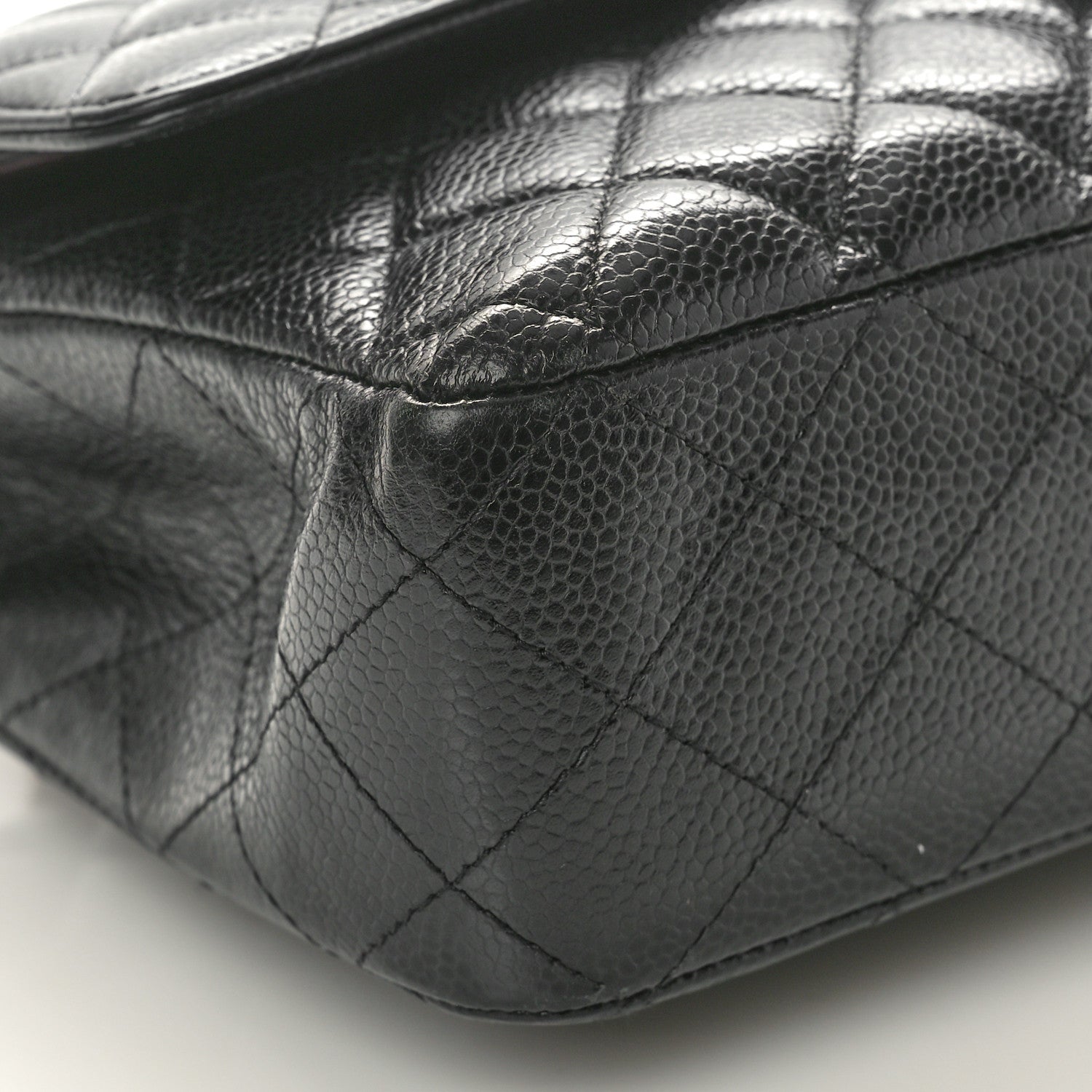 Chanel Caviar Quilted Medium Double Flap Black 9 of 11