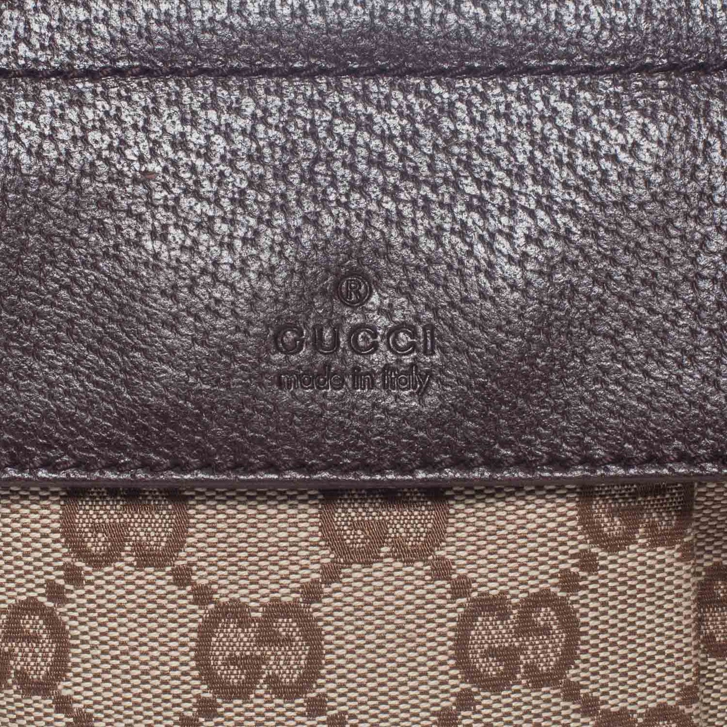 GG Monogram Web Double Pocket Belt Bag Ebony