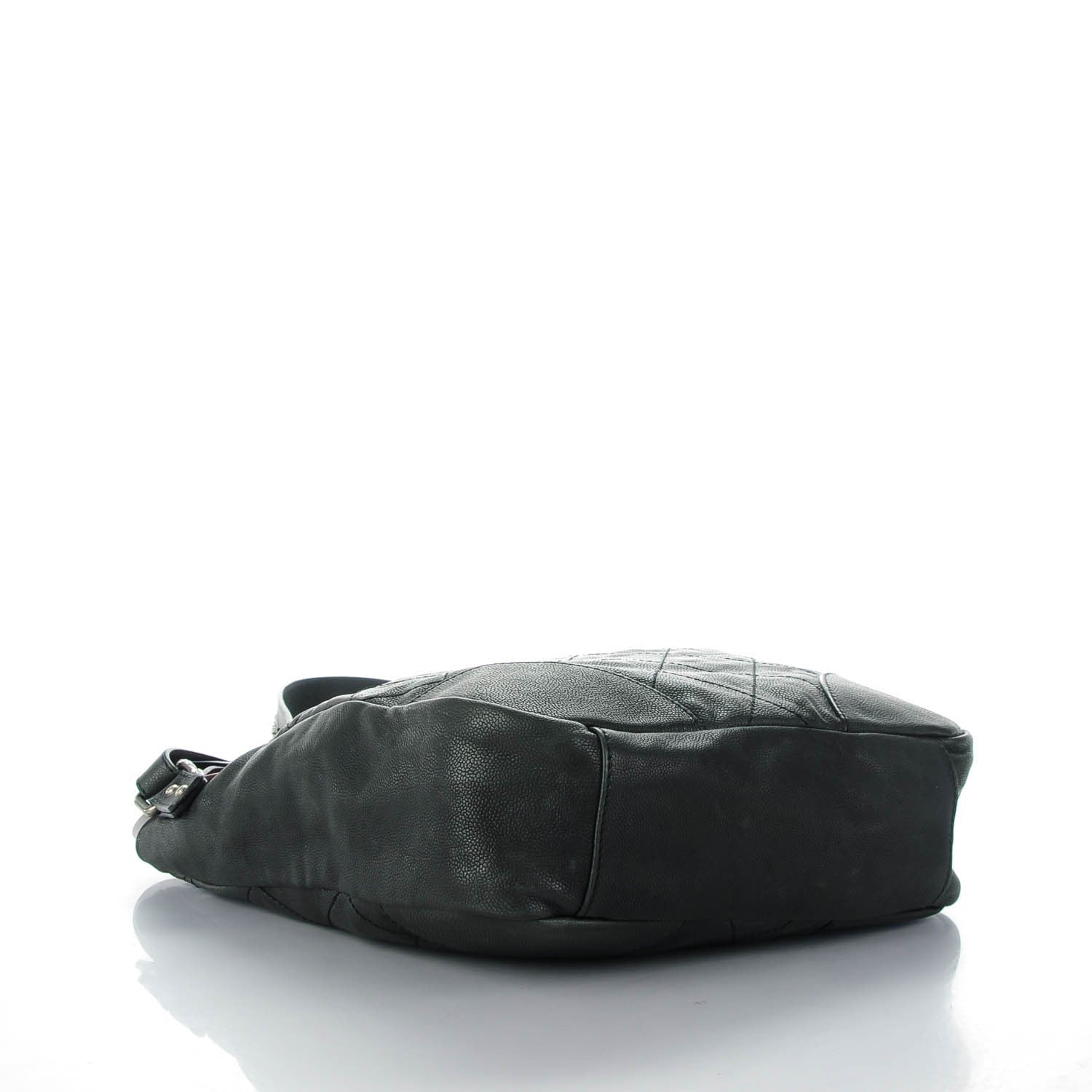 Chanel Distressed Caviar Outdoor Ligne Tote Dark Grey 4 of 7