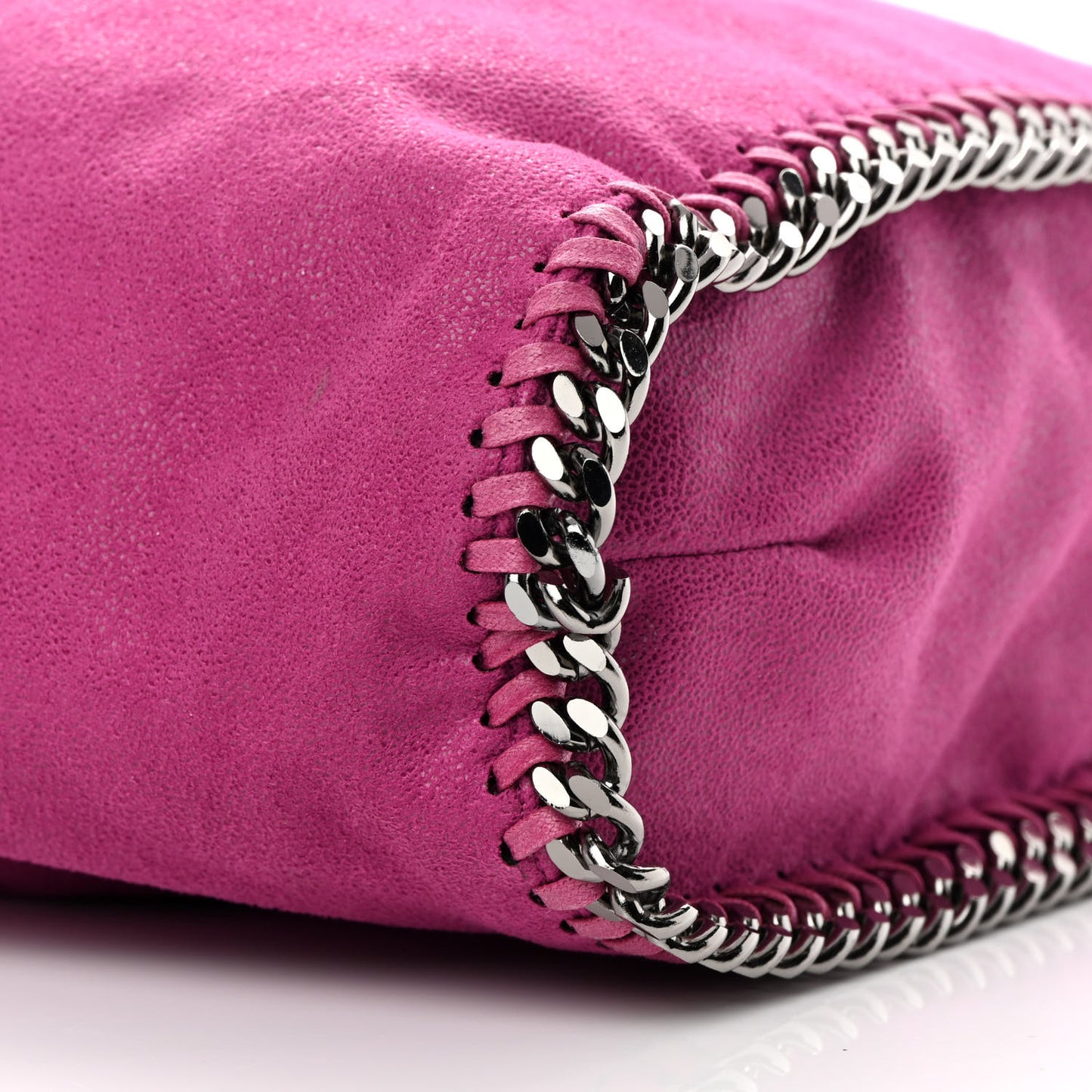 Shaggy Deer Falabella Tote Hot Pink