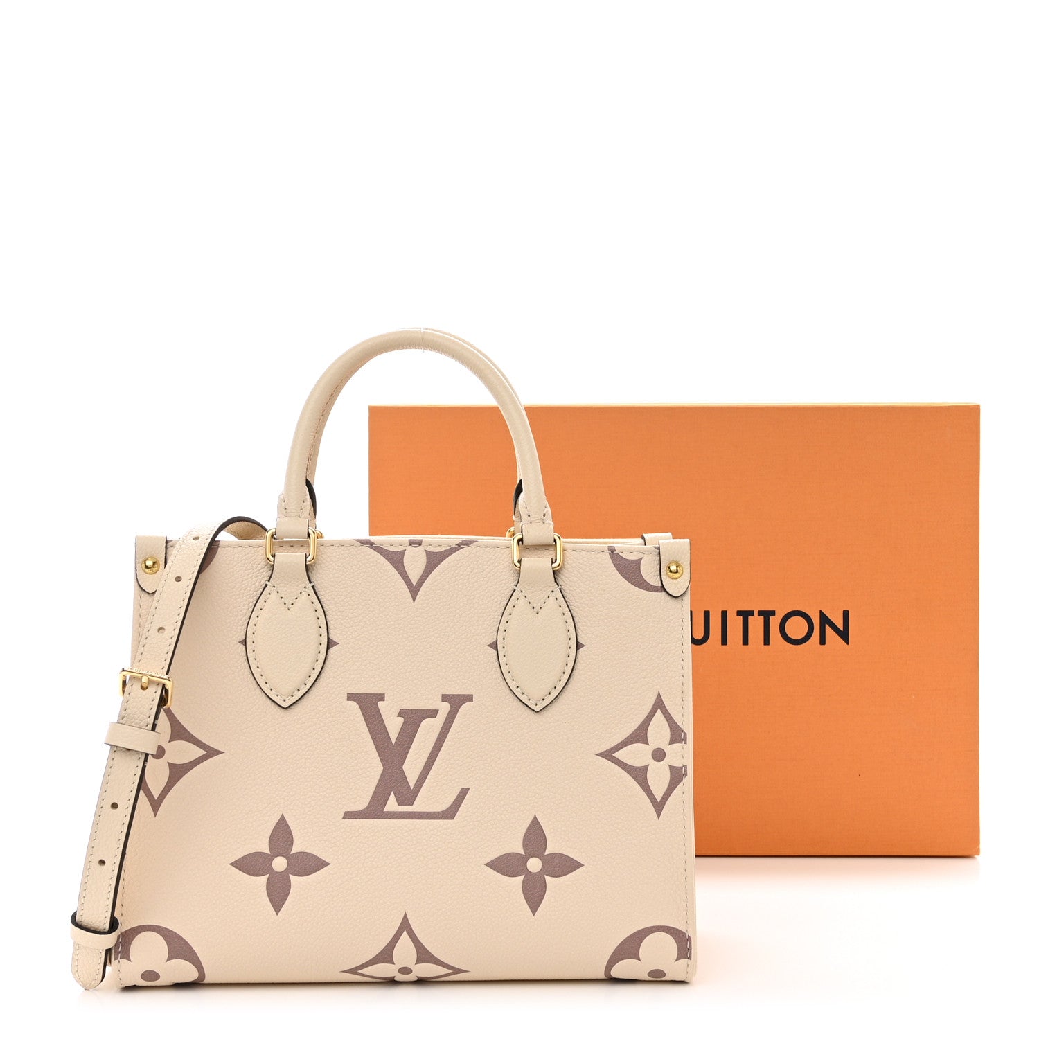 Louis Vuitton Empreinte Monogram Giant Onthego PM Creme Bois de Rose 11 of 11