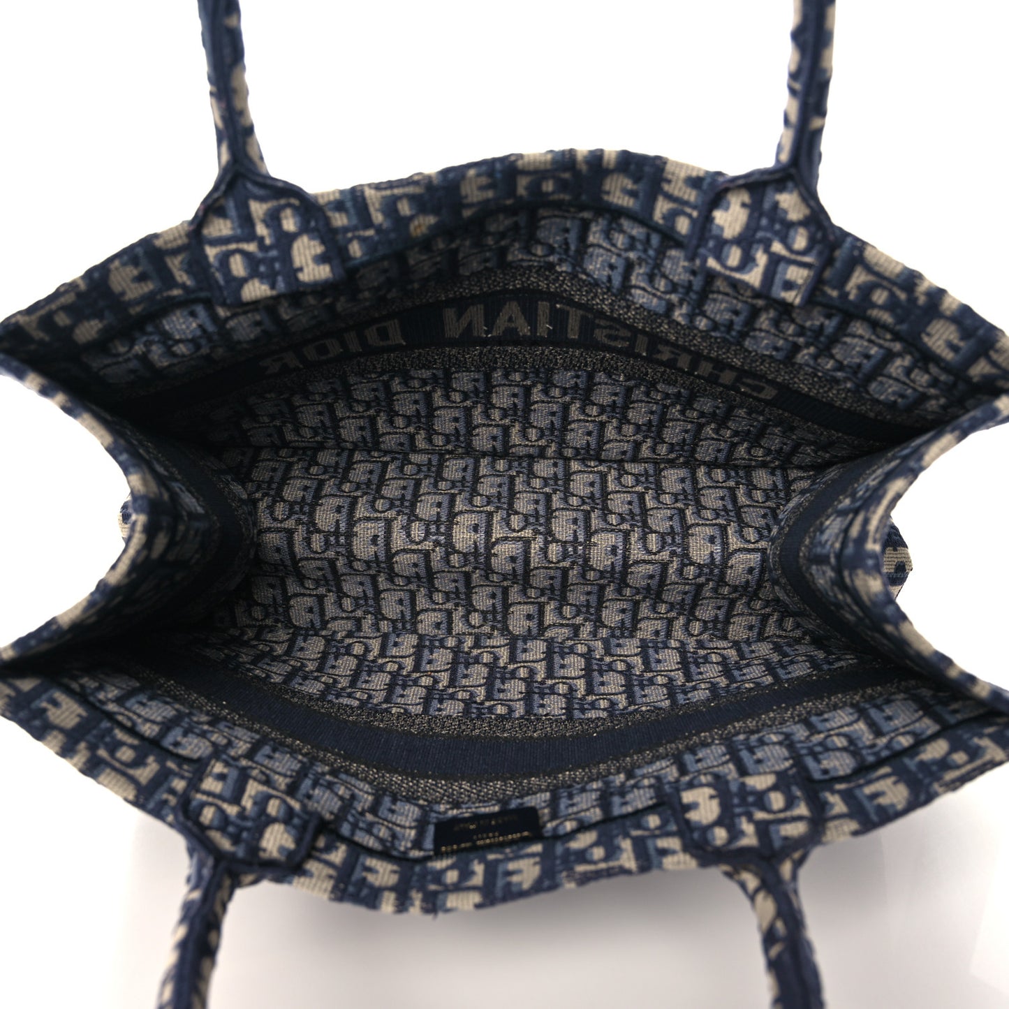 Oblique Medium Book Tote Blue Multicolor