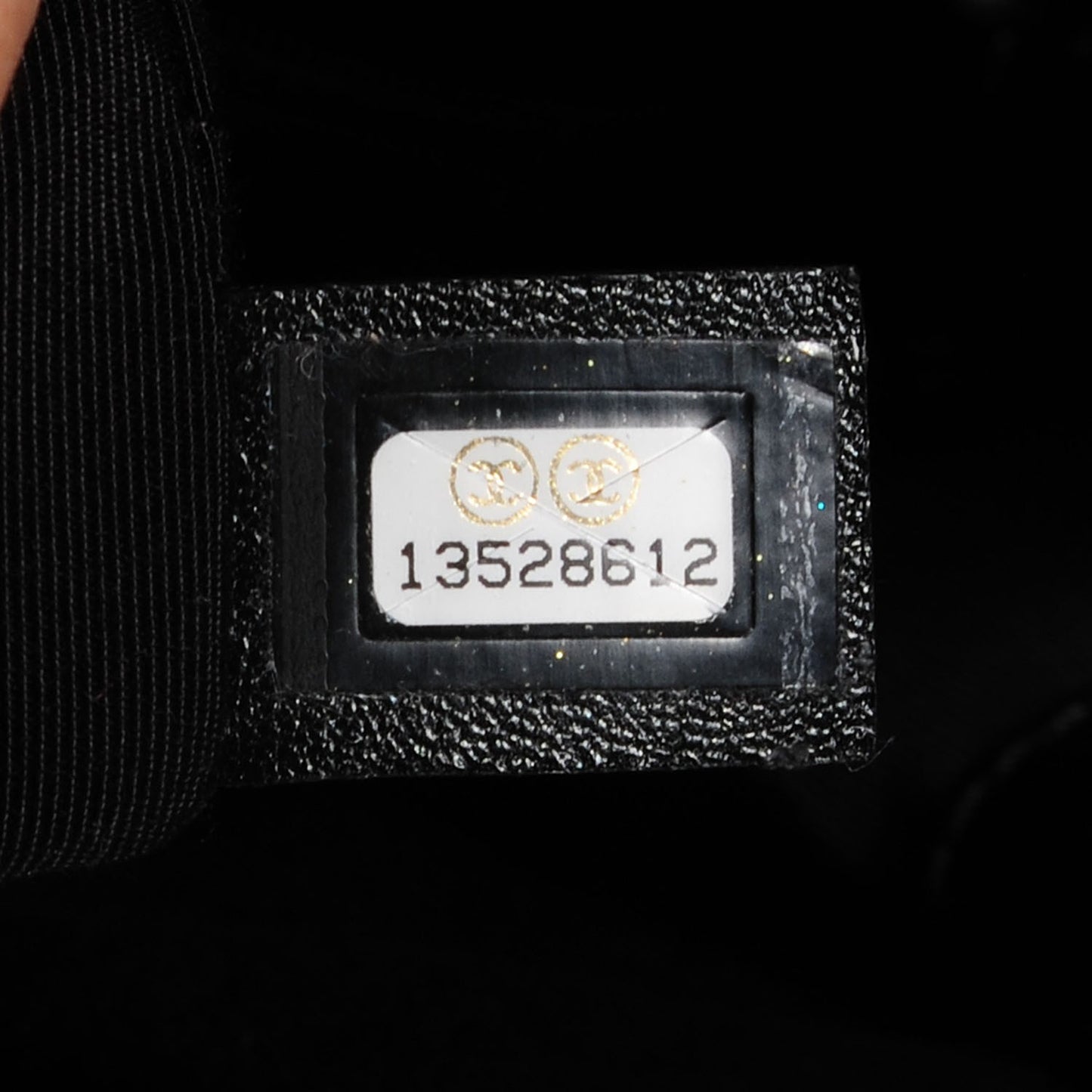 Vinyl Quilted CC Small Expandable Tote Black