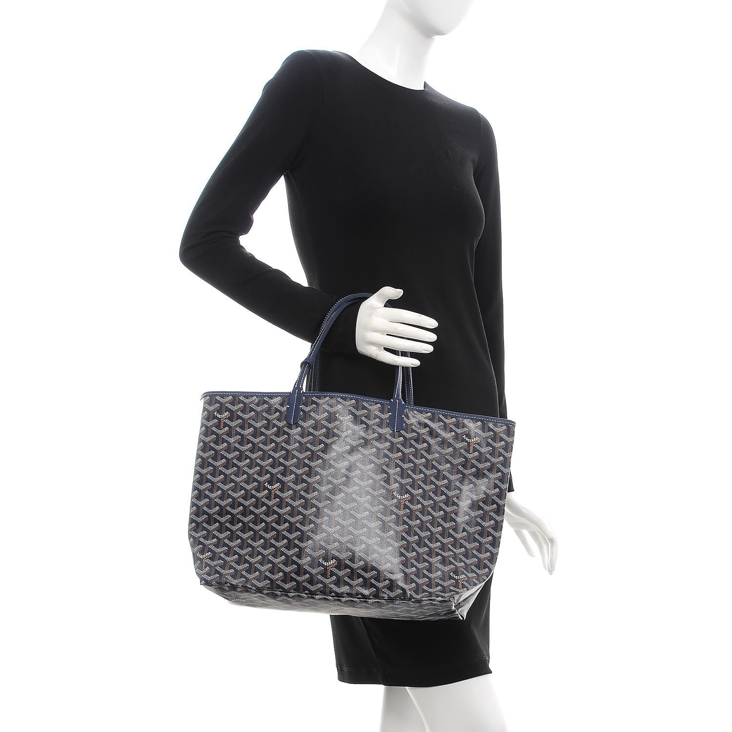 Goyard Goyardine Saint Louis PM Navy 2 of 8