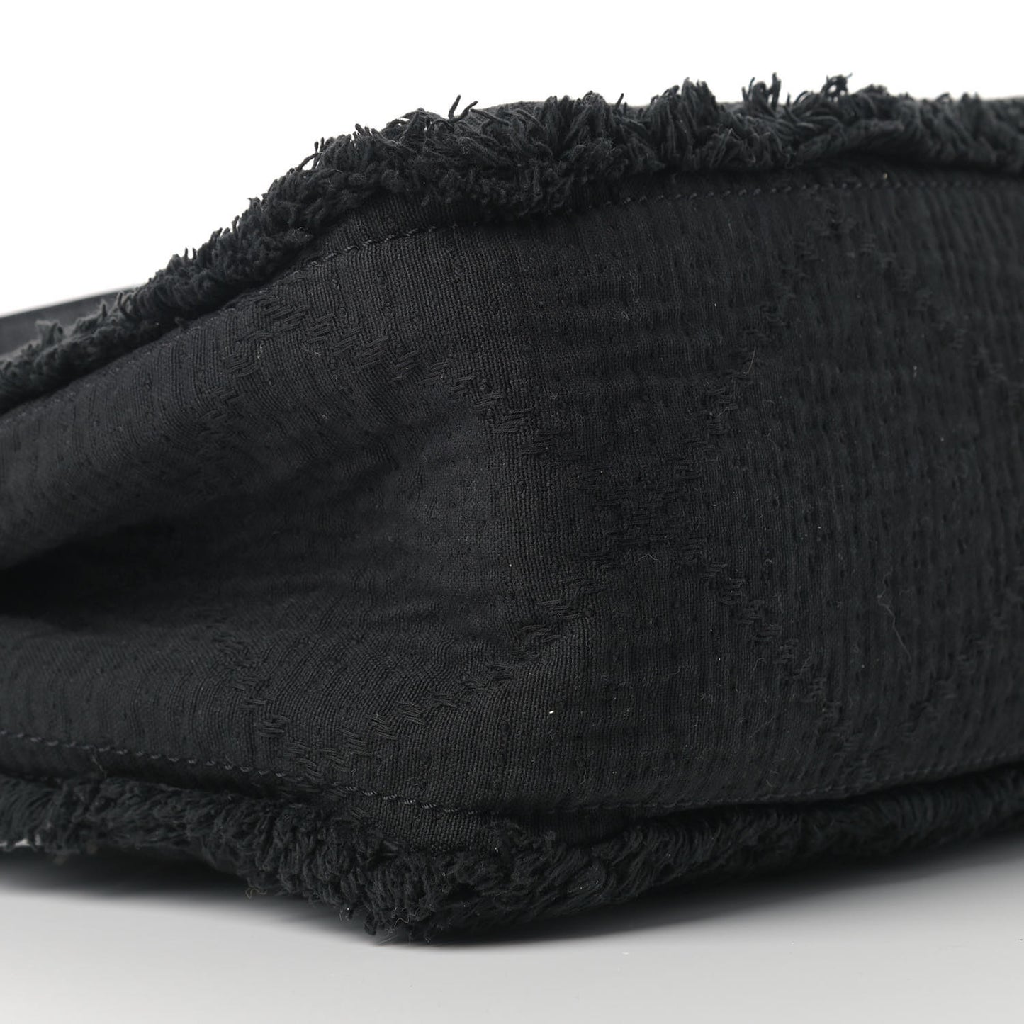 Canvas Extra Large Double Face Shopping Tote Black