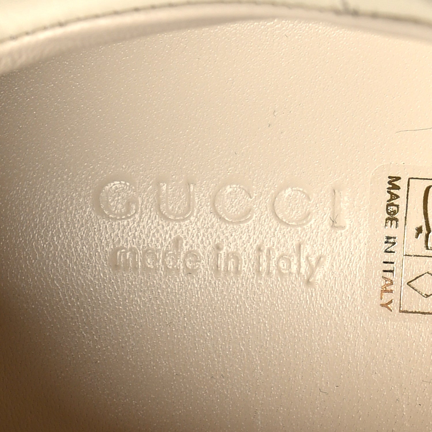 Gucci Apollo Calfskin Strawberry Womens Rhyton Sneakers 37 Ivory 8 of 10