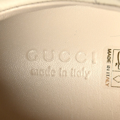 Gucci Apollo Calfskin Strawberry Womens Rhyton Sneakers 37 Ivory 8 of 10