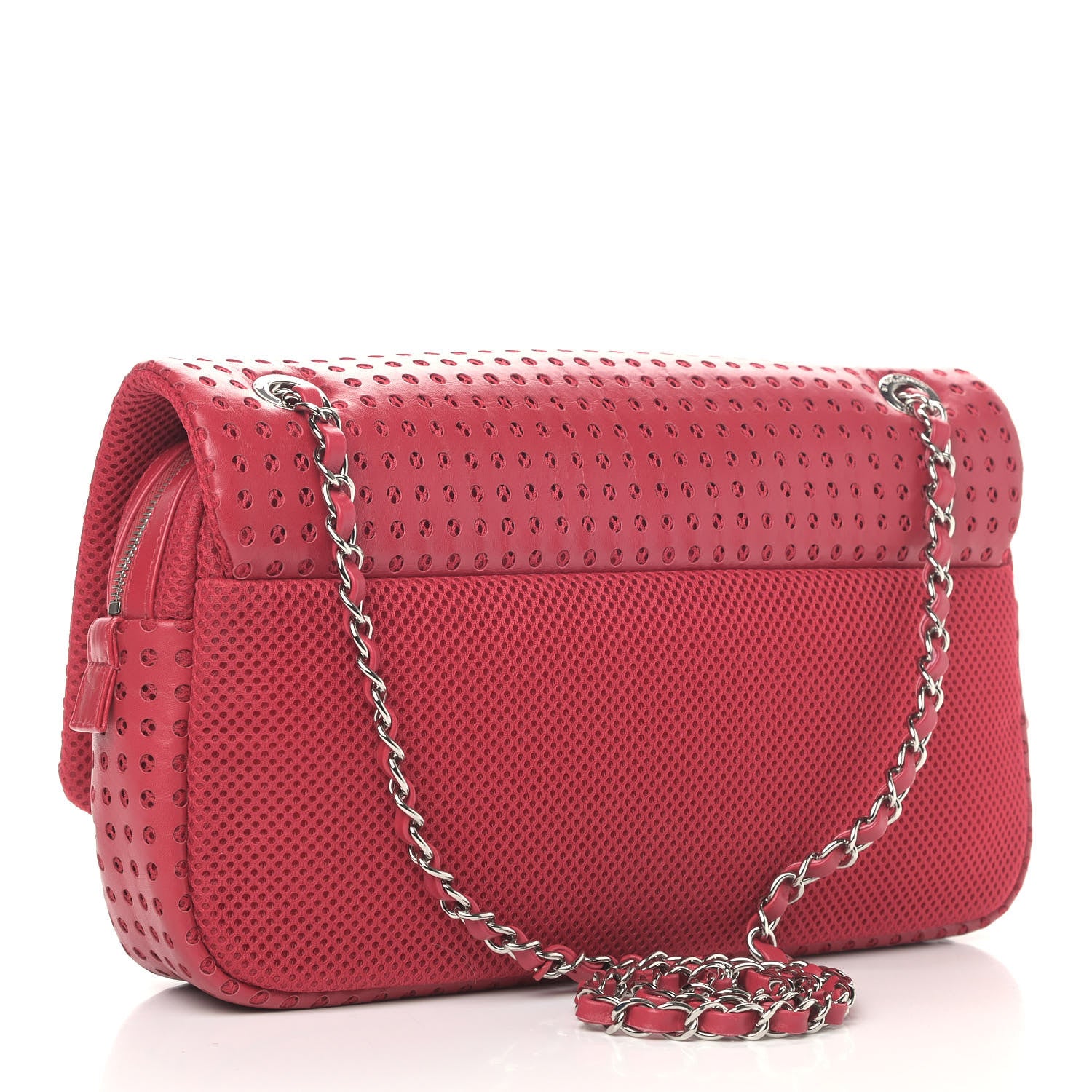 Chanel Perforated Lambskin Jumbo Easy Flap Pink 2 of 10